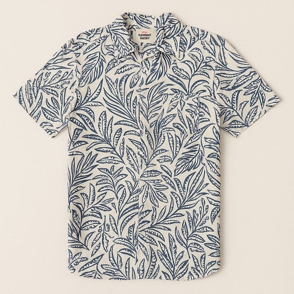 Marine Layer Vintage Hawaiian Print SS Cotton Rayon Shirt | Size Small | NEW - Picture 2 of 5